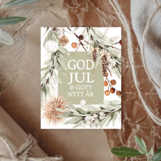 Maja Gåvokort - God Jul & Gott Nytt År