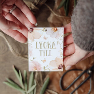 Majas Gåvokort Lycka till!