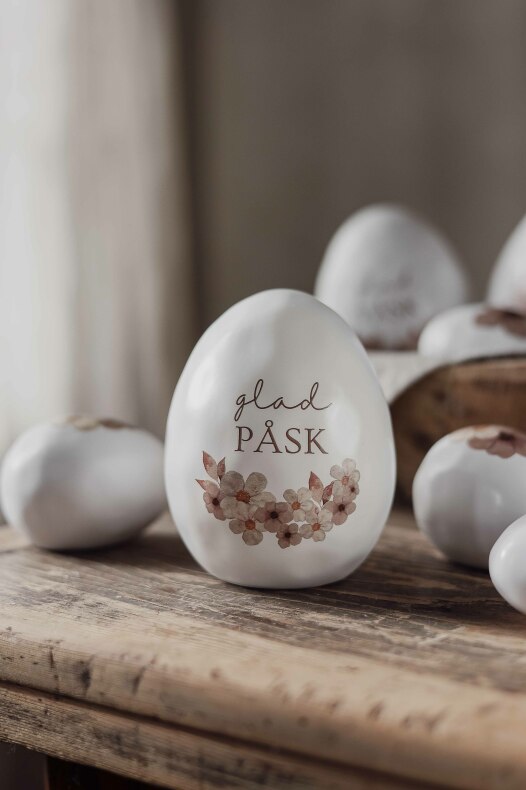 Floral decor ägg