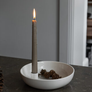 Lidatorp Stor blank vit ljusstake