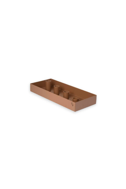 Sund Liten brun ljusstake med magnetiska ljushållare - Bild 3