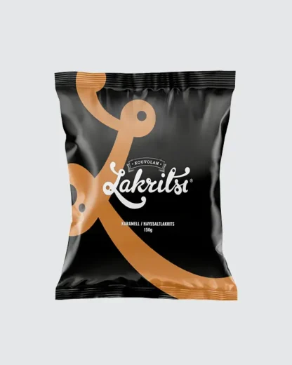 Kouvolan Lakritsi Färsk Lakrits Karamell & Havssalt 150g